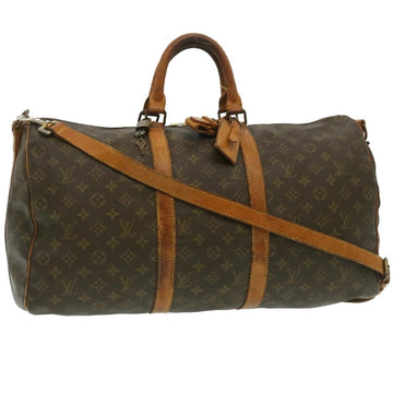 LOUIS VUITTON Monogram Keepall Bandouliere 50 Boston Vintage M41416 Auth yt721