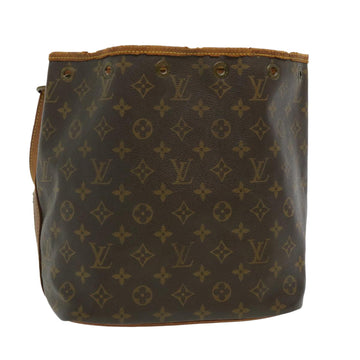 LOUIS VUITTON Monogram Petit Noe Shoulder Bag M42226 LV Auth yt898