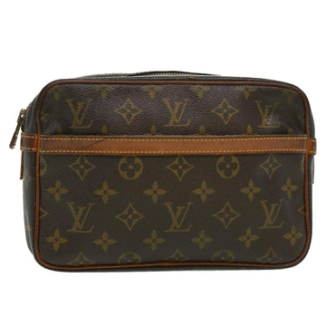 LOUIS VUITTON Monogram Compiegne 23 Clutch Bag M51847 LV Auth yt909