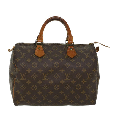 LOUIS VUITTON vintage speedy 35 bag in brown monogram canvas - VALOIS  VINTAGE PARIS